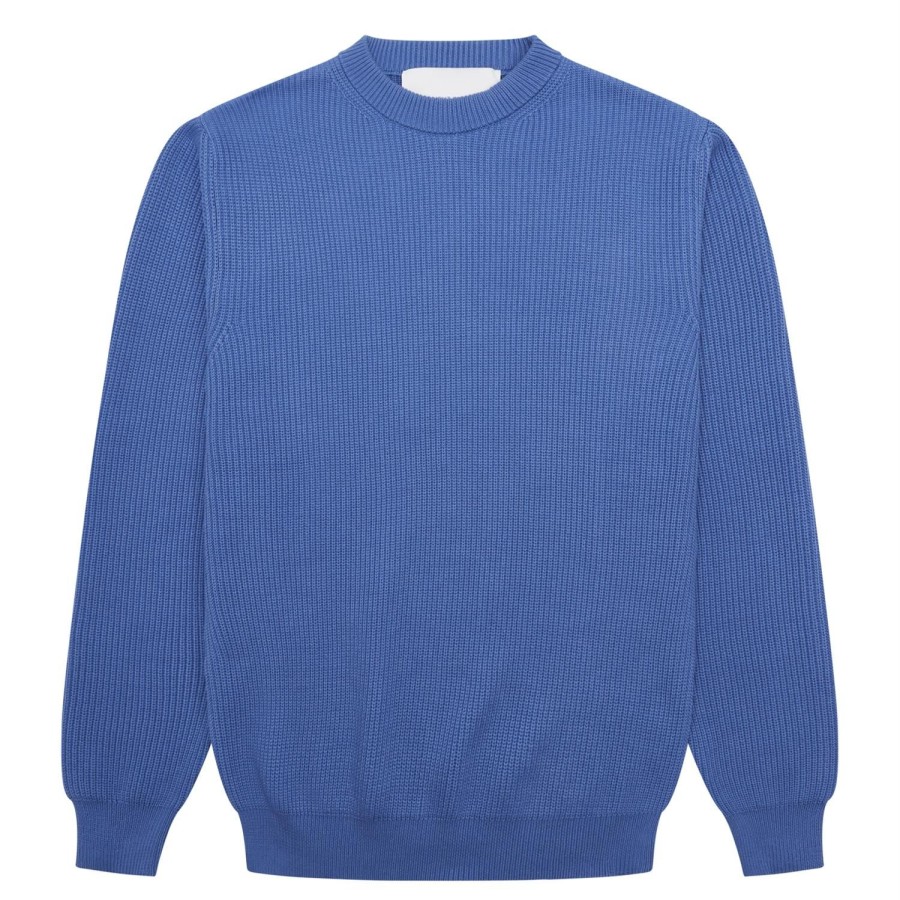 Herre Garment Project | Garment Project Round Neck Knit Genser- Bla