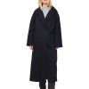 Dame Untold Stories | Untold Stories Amber Long Coat Jakke Morkebla