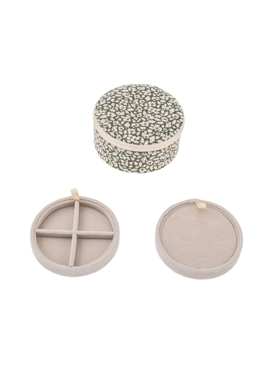 Smykker Bon Dep | Bon Dep Jewelry Box Round Mw Liberty Smykkeskrin Multi