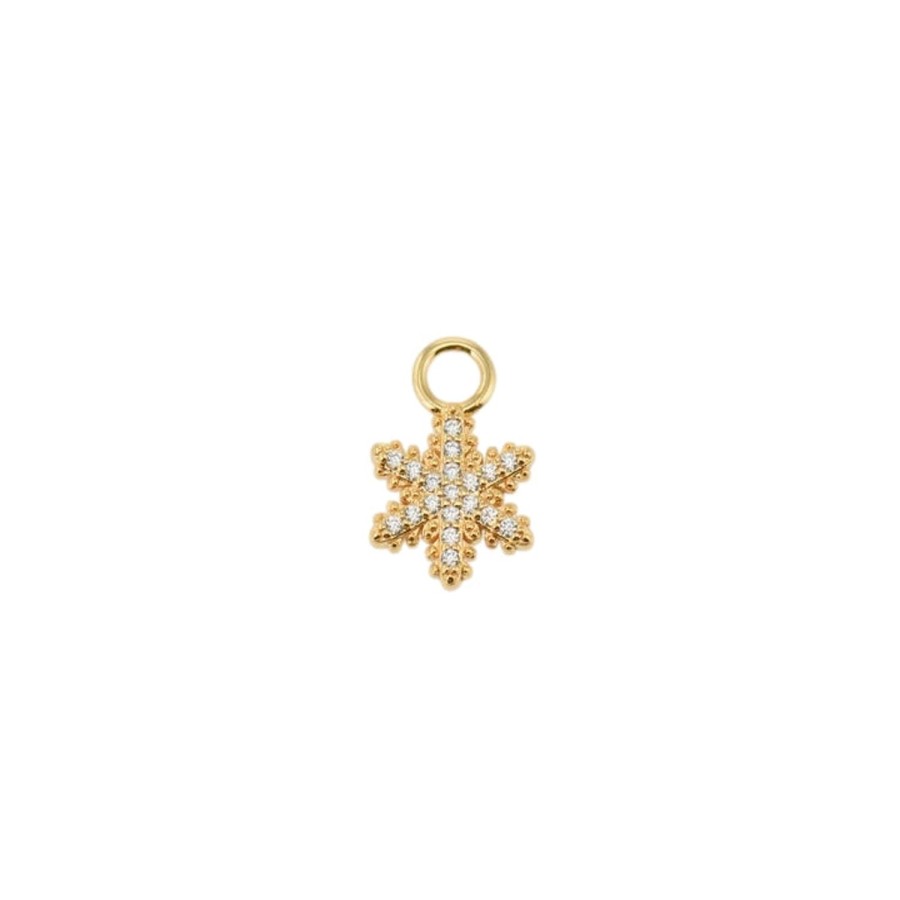 Smykker Emilia by Bon Dep | Emilia By Bon Dep Emilia Small Ea Charm Snowflake Charm Hvit