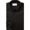 Herre Eton | Eton 3000 Slim Black Signature Twill Shirt Skjorte Sort