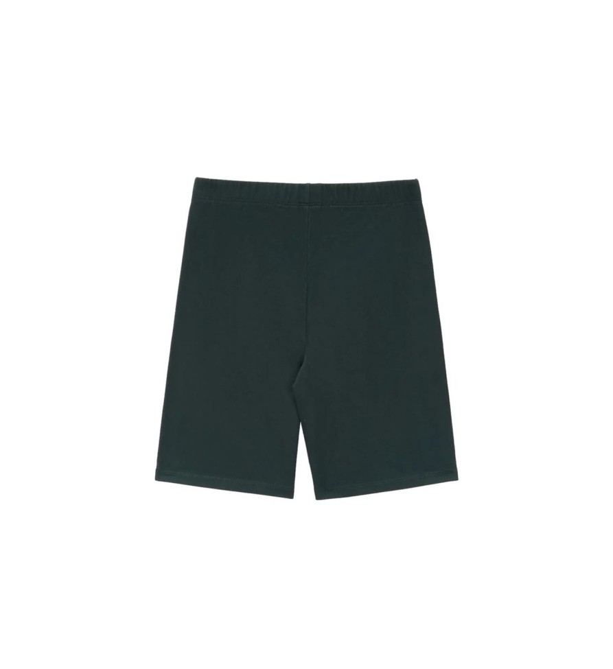 Dame Sporty u0026 Rich | Sporty & Rich Atheltic Biker Short Shorts Morkegronn