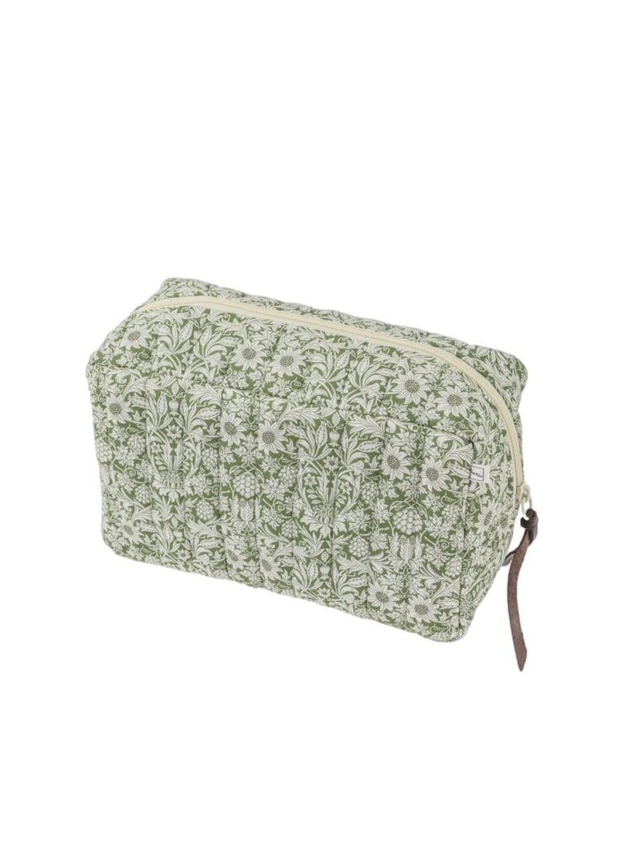 Smykker Bon Dep | Bon Dep Pouch Square Mw Liberty Toalettmappe Gronn Monster