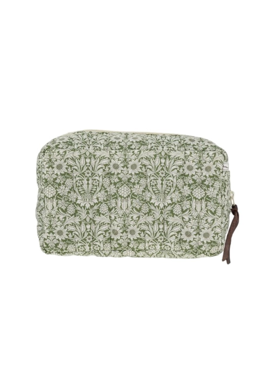 Smykker Bon Dep | Bon Dep Pouch Square Mw Liberty Toalettmappe Gronn Monster