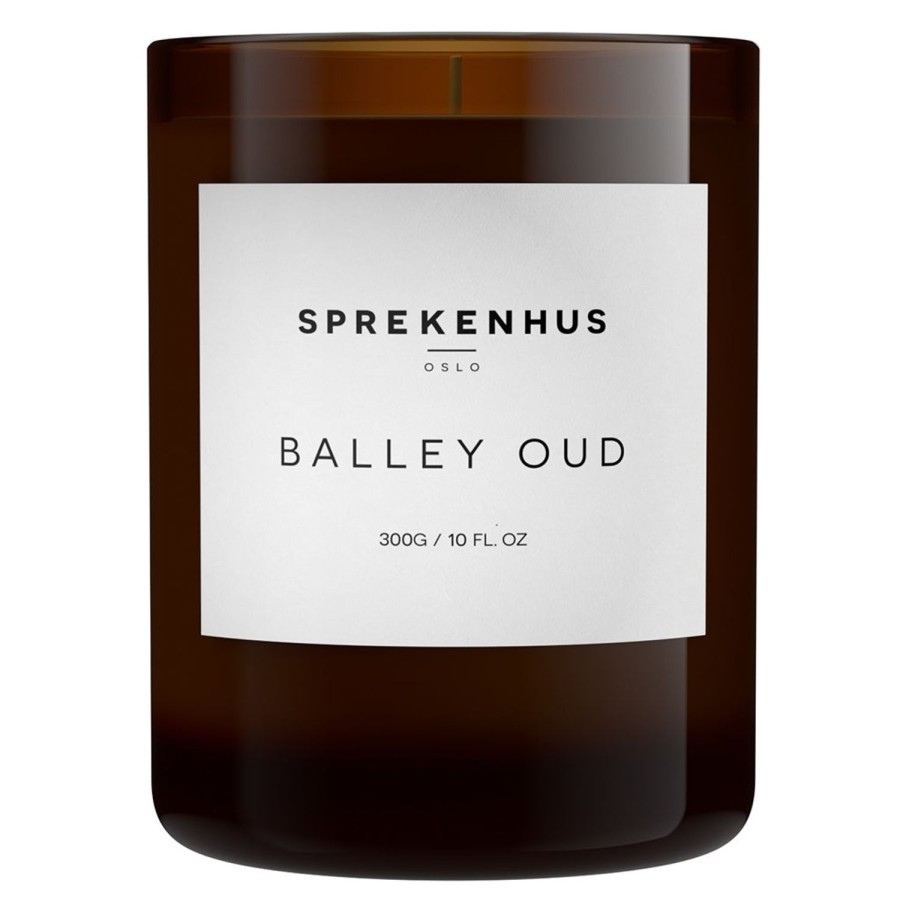 Livsstil Sprekenhus | Sprekenhus Scented Candle Balley Oud Duftlys Hvit