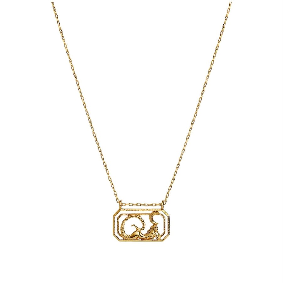 Smykker Maanesten | Maanesten Zodiac Scorpio Necklace Skorpion Smykke Gull