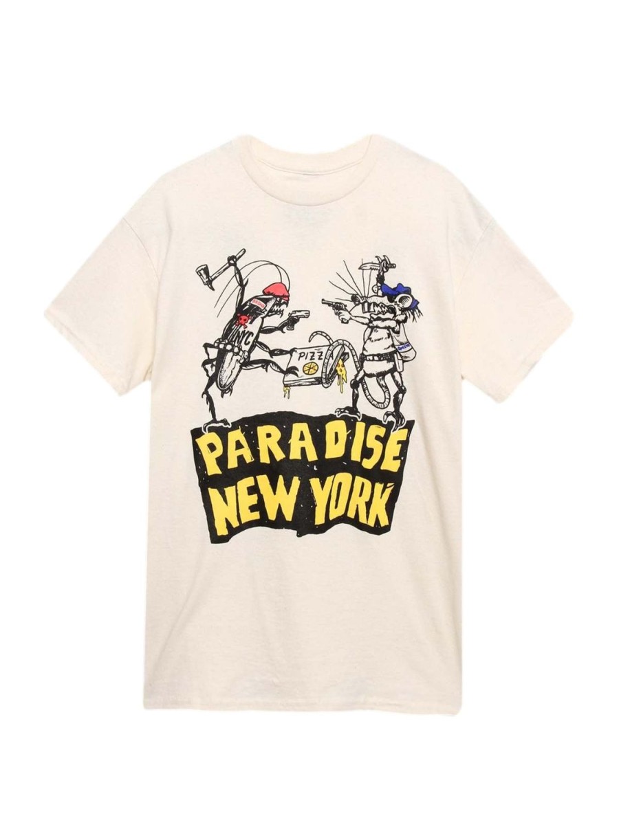 Herre Paradise NYC | Paradise Nyc Bronx Vs Queens Ss T-Shirt Sand