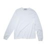 Dame Acne | Acne Face Long Sleeve T-Shirt Genser Hvit