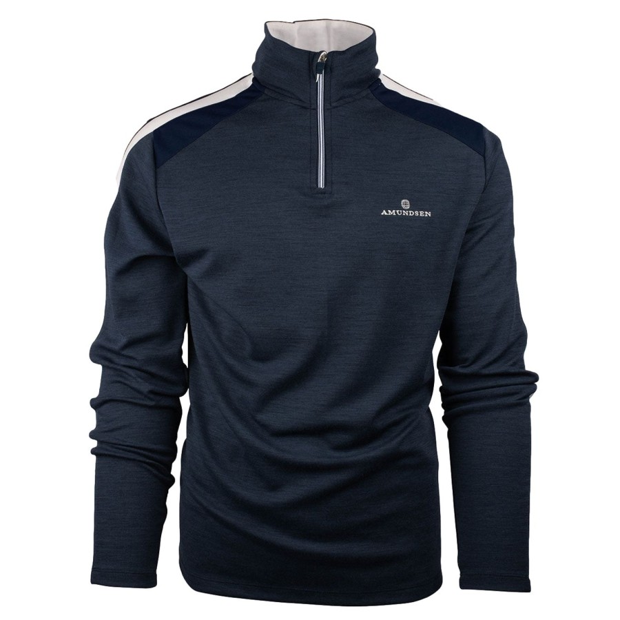 Herre Amundsen | Amundsen 5Mila Half Zip Mens Genser- Marine