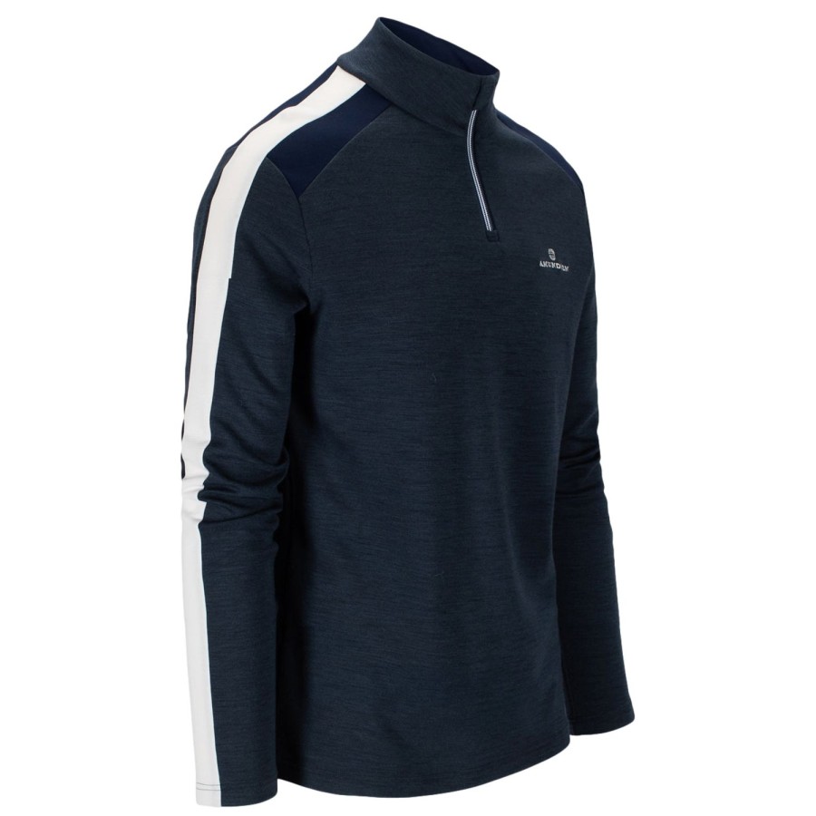 Herre Amundsen | Amundsen 5Mila Half Zip Mens Genser- Marine