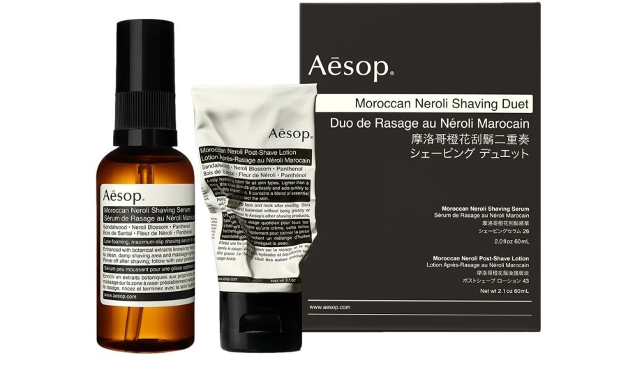 Livsstil Aesop | Aesop Moroccan Neroli Shaving Duet Ansiktskrem Sort