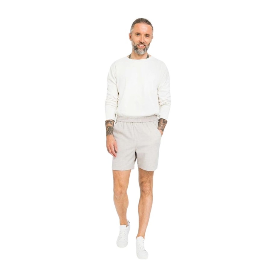 Herre Plain | Plain Turi Shorts 935 Shorts Lys Gra Melert