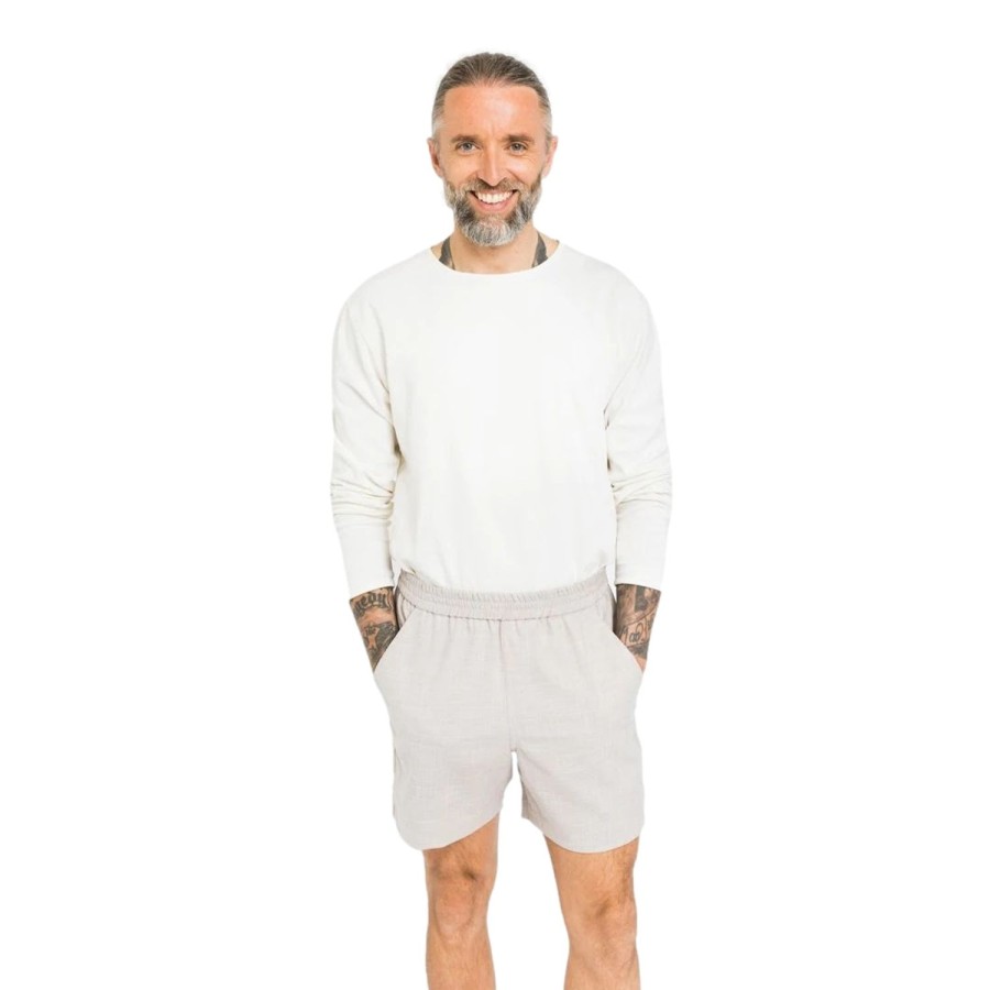 Herre Plain | Plain Turi Shorts 935 Shorts Lys Gra Melert