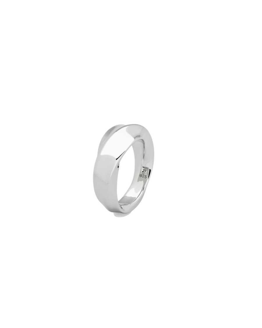 Smykker Tom Wood Jewellery | Tom Wood Jewellery Infinity Band Large Ring Solv