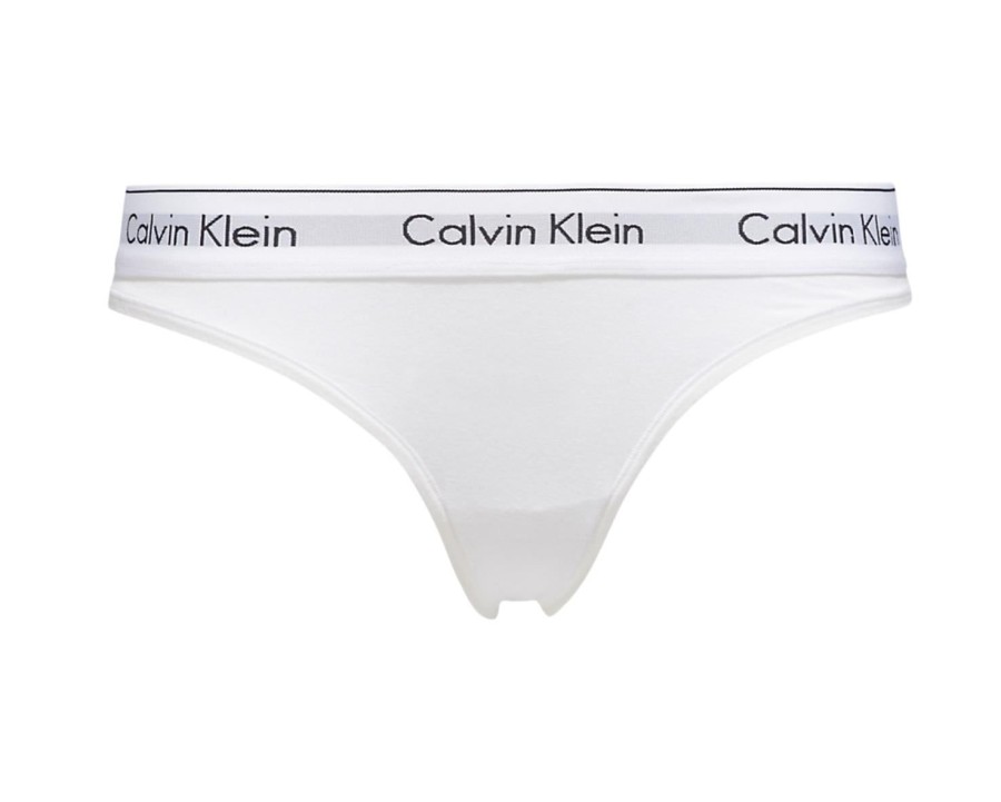 Dame Calvin Klein Underwear | Calvin Klein Underwear Thong Undertoy Hvit