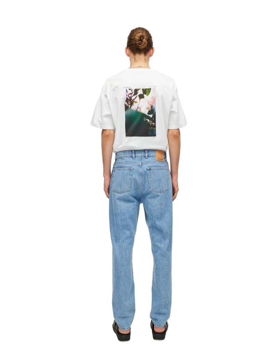 Herre Tom Wood | Tom Wood Sting Jeans Lysebla