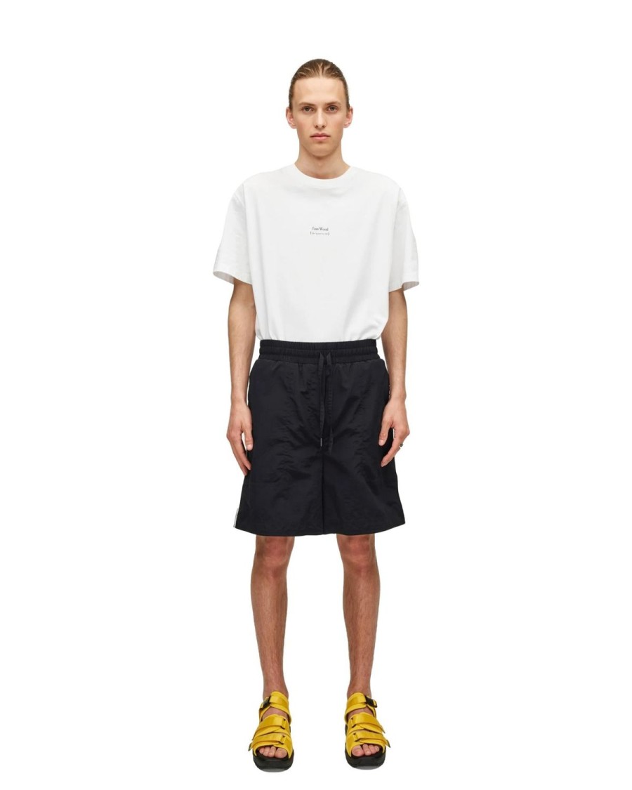 Herre Tom Wood | Tom Wood Achille Shorts Shorts Sort