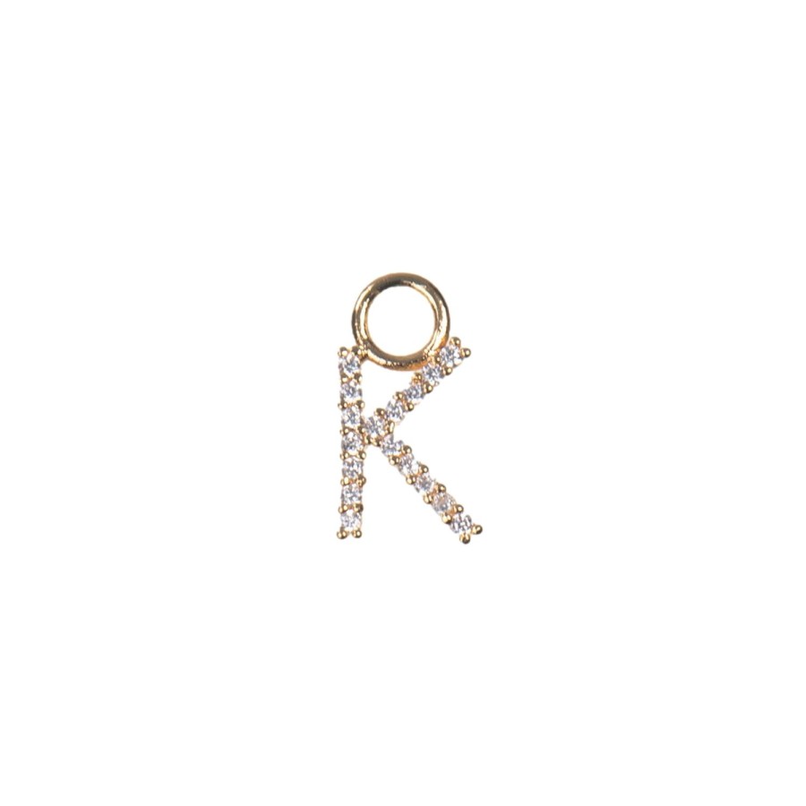 Smykker Emilia by Bon Dep | Emilia By Bon Dep Letter Charm K Charm Gull