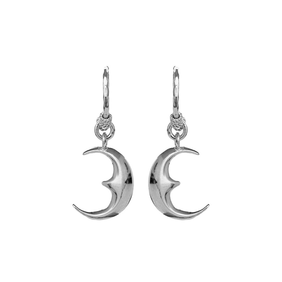 Smykker Maanesten | Maanesten Moonie Earring Oredobber Solv