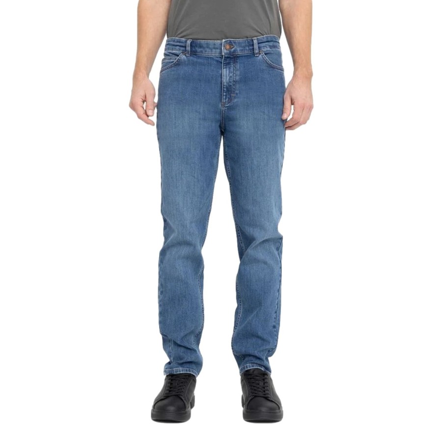 Herre Plain | Plain Oliver 241 River Blue Vintage Jeans Bla