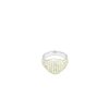 Smykker Tom Wood Jewellery | Tom Wood Jewellery Mini Oval Cocktail Green Ring Gronn