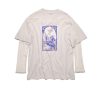 Dame Acne | Acne Layered Printed T-Shirt T-Shirt Beige