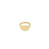 Smykker Tom Wood Jewellery | Tom Wood Jewellery Mini Cushion Gold Ring Gull