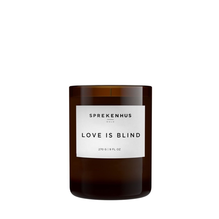 Livsstil Sprekenhus | Sprekenhus Love Is Blind Scented Candle Duftlys Gjennomsiktig