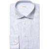 Herre Eton | Eton Light Blue Fine Striped Cotton-Tencel Shirt Skjorte Lysebla Striper