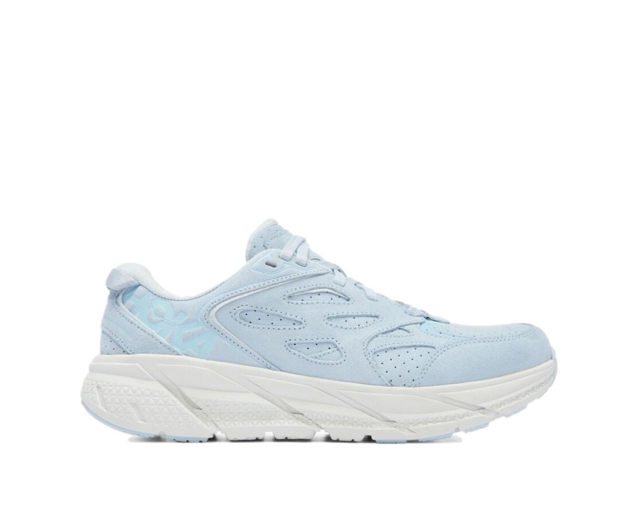 Dame HOKA | Hoka U Clifton L Suede Sko Pastellbla