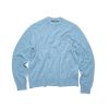 Dame Acne | Acne Crew Neck Knit Jumper Genser Lys Bla Melert