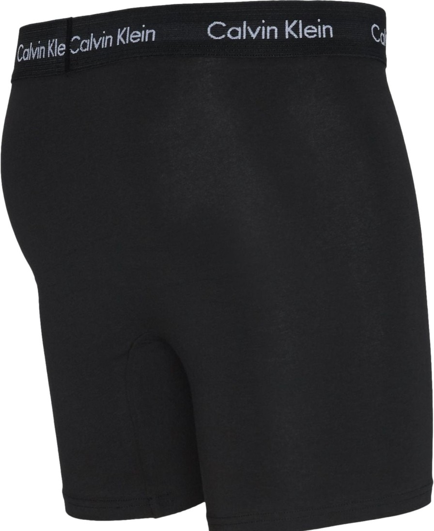 Herre Calvin Klein Underwear | Calvin Klein Underwear 3Pk Boxer Brief Black Undertoy Sort