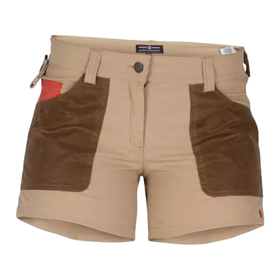 Dame Amundsen | Amundsen 5 Incher Field Shorts Shorts Brun/Beige