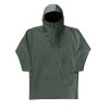 Dame Blæst | Blaest Aalesund Poncho Dusty Green Jakke Oliven