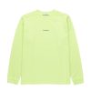 Herre Acne | Acne Logo Long Sleeve T-Shirt Genser- Limegronn