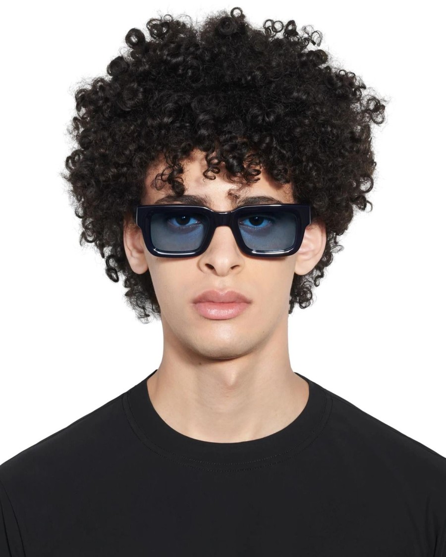 Dame Chimi Eyewear | Chimi Eyewear The Colton Almost Black Solbriller Morkebla