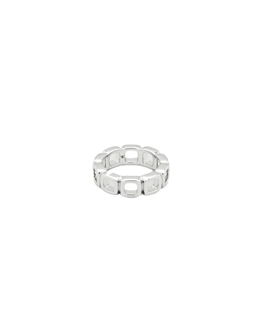 Smykker Tom Wood Jewellery | Tom Wood Jewellery Cushion Band Open Ring Solv