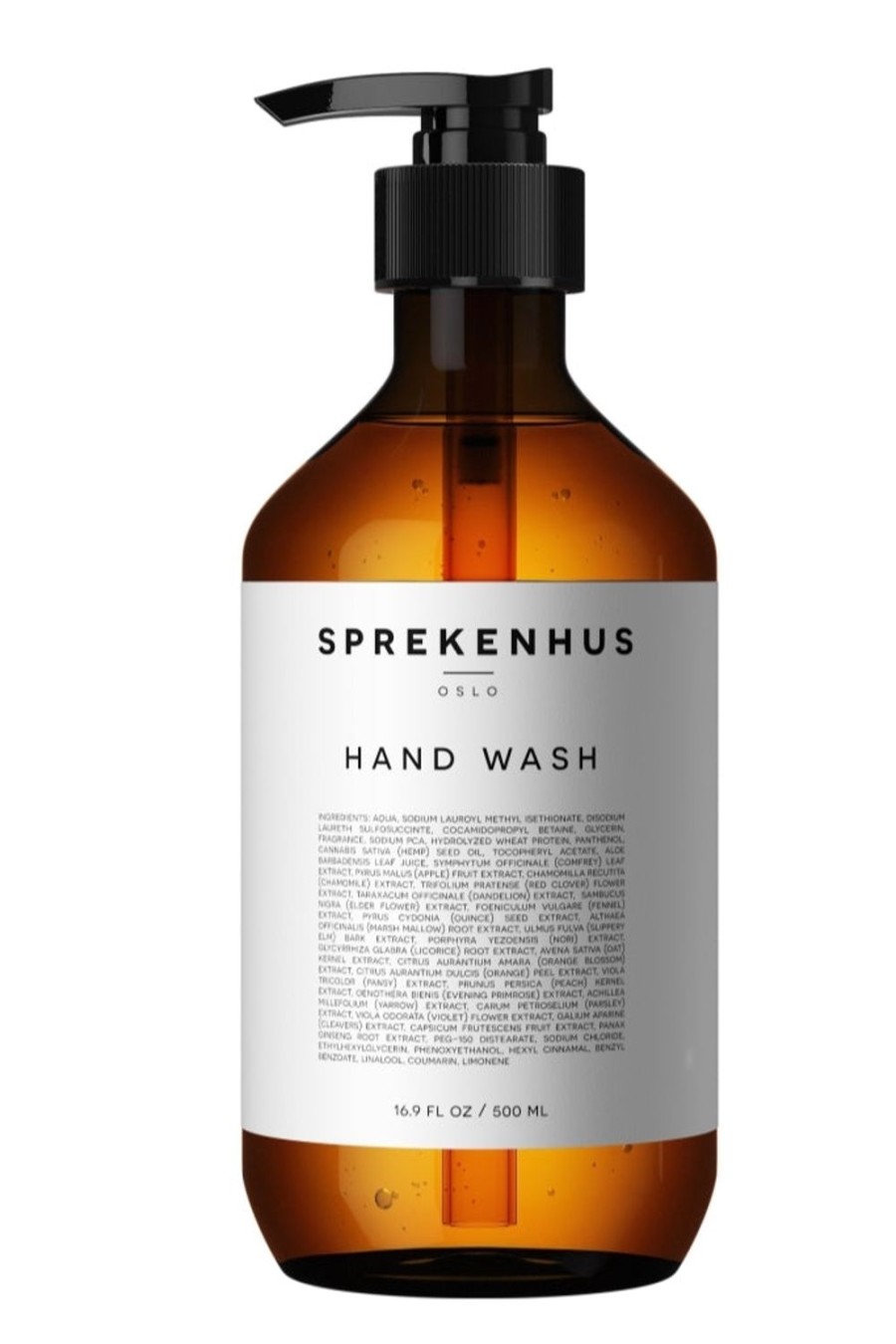 Livsstil Sprekenhus | Sprekenhus Hand Wash Large Amber Infatuation Handsape Gjennomsiktig