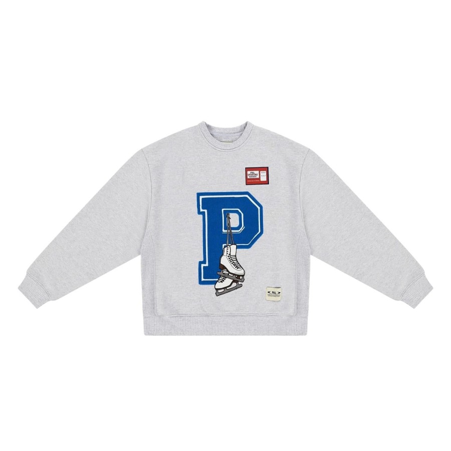 Herre PAL | Pal Axel Crewneck Genser Lysegra