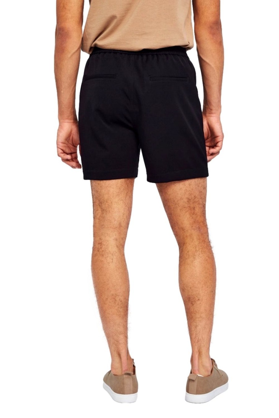 Herre Plain | Plain Turipl Shorts 973 Shorts Sort