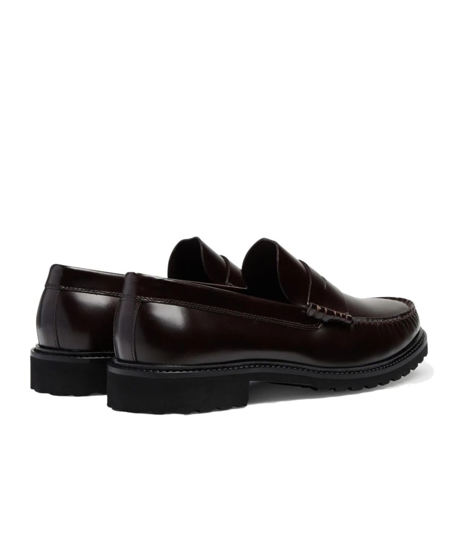 Herre Garment Project | Garment Project Penny Loafer Sko Morkebrun