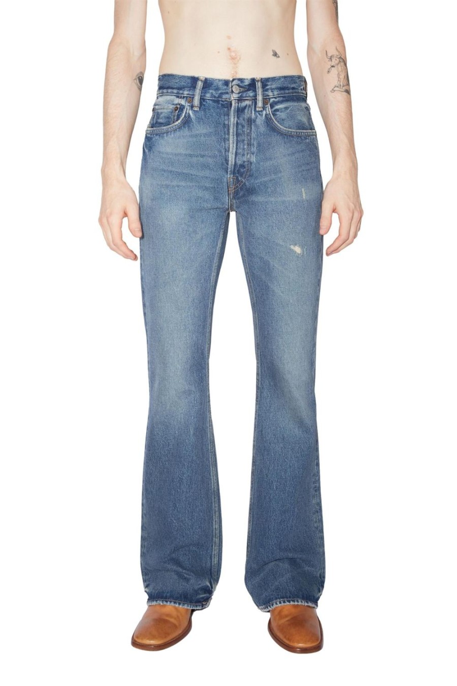 Herre Acne | Acne Regular Fit Jeans - 1992M Jeans Denim