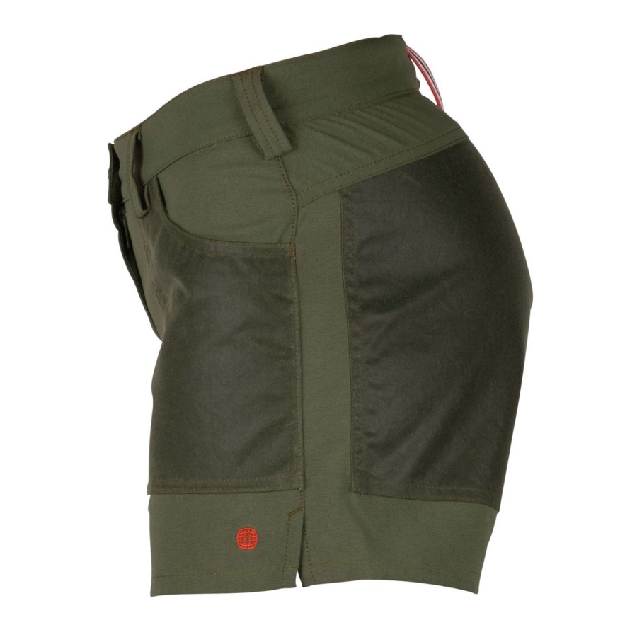 Dame Amundsen | Amundsen 5 Incher Field Shorts Shorts Flaskegronn