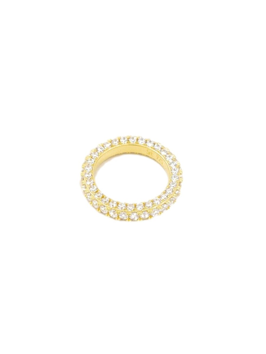 Smykker Who Is She | Who Is She Eternity Diamond Ring Gold Ring Gull