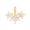 Smykker Emilia by Bon Dep | Emilia By Bon Dep Emilia Stud Charm No. 12 Trio Star Charm Gull