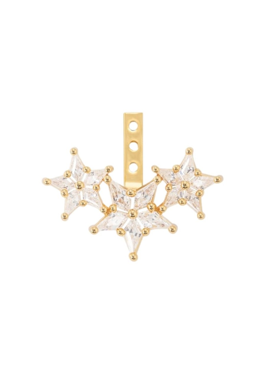 Smykker Emilia by Bon Dep | Emilia By Bon Dep Emilia Stud Charm No. 12 Trio Star Charm Gull