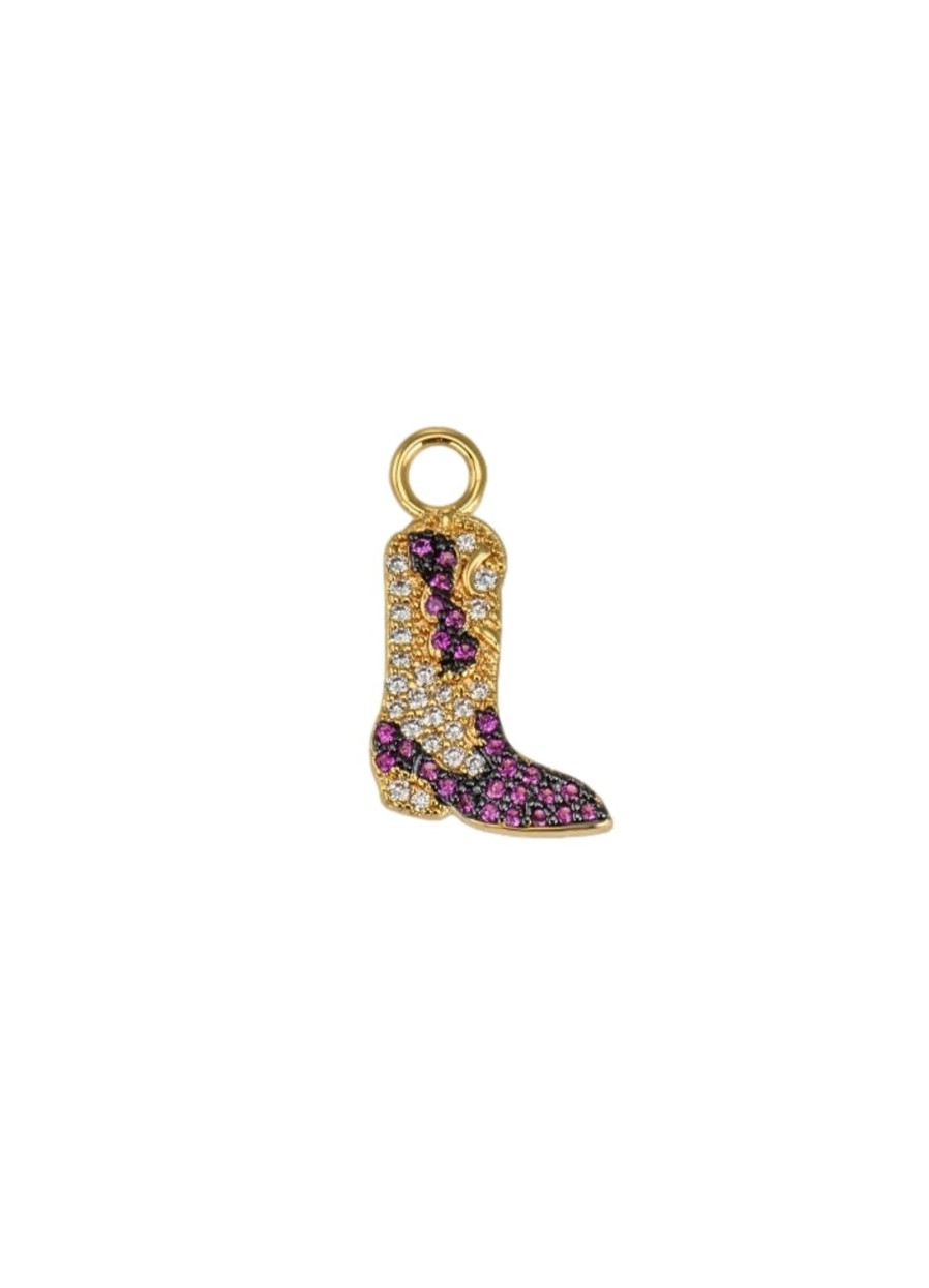 Smykker Emilia by Bon Dep | Emilia By Bon Dep Eva Charm Cowboy Boot Charm Gull