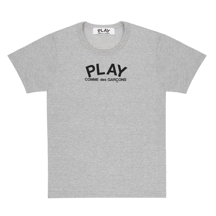 Herre Comme des Garcons Play | Comme Des Garcons Play Men´S Play T-Shirt T-Shirt Gra