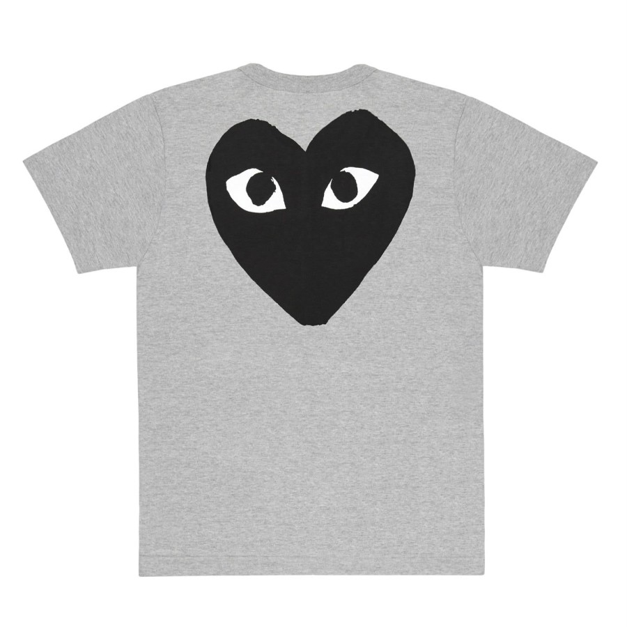 Herre Comme des Garcons Play | Comme Des Garcons Play Men´S Play T-Shirt T-Shirt Gra