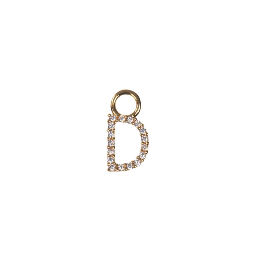 Smykker Emilia by Bon Dep | Emilia By Bon Dep Letter Charm D Charm Gull